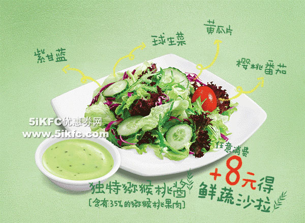 肯德基鲜蔬沙拉 肯德基鲜蔬沙拉