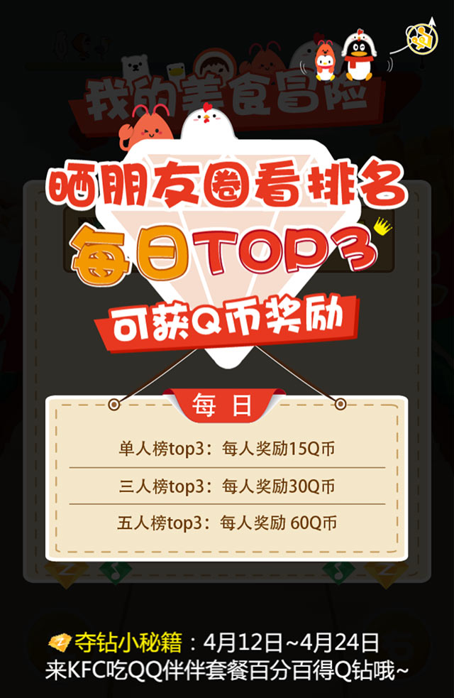 肯德基玩酷跑赢Q币 肯德基玩酷跑赢Q币