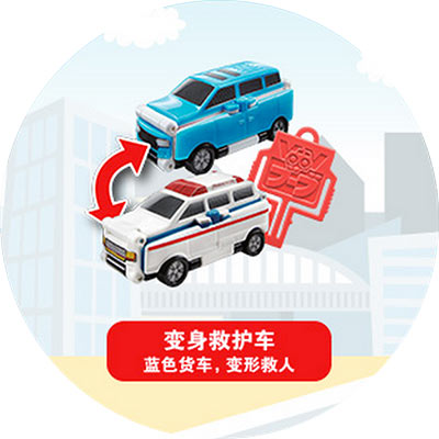 麦当劳玩具：变身救护车