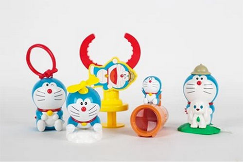 麦当劳开心乐园餐哆啦A梦玩具全套