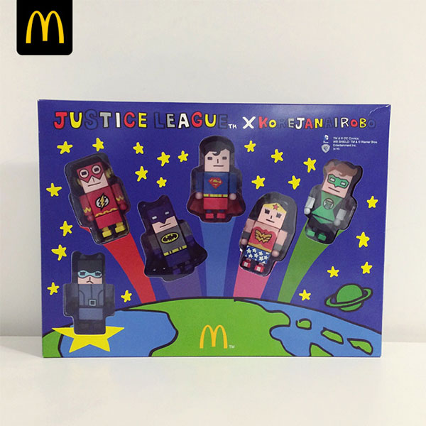 麦当劳正义联盟玩具整套 麦当劳正义联盟玩具整套